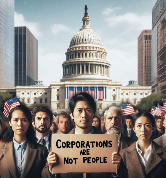 Corporations are not people. AI generated.