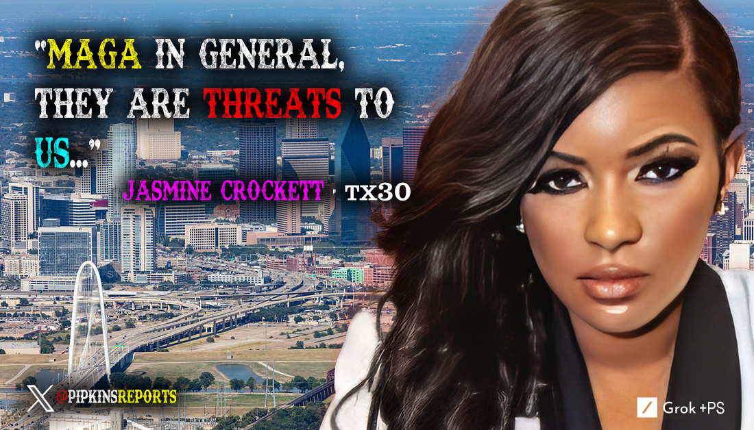 Jasmin Crocket - Calls Maga a threat