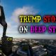 Trump Stomping on fictional CIA building